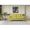 Прямой диван Скандинавия Bergen mustard (Велюр) тик-так